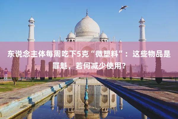 东说念主体每周吃下5克“微塑料”：这些物品是罪魁，若何减少使用？