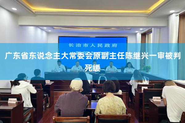 广东省东说念主大常委会原副主任陈继兴一审被判死缓
