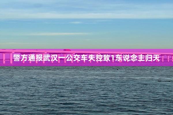 警方通报武汉一公交车失控致1东说念主归天